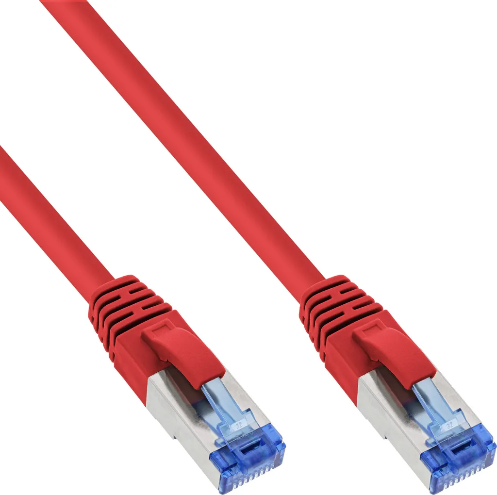 Kit 25 Cavi Rete InLine Cat.6A S/FTP 3m LSZH - Offerta Stock Rosso