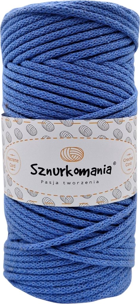 Baumwollkordel mit einem Kern 3mm 100m, Makrameegarn, Makrameekordel, Häkelkordel, Makrameekordel, Naturgarn, 3mm Kordel, geflochtene Baumwollkordel,