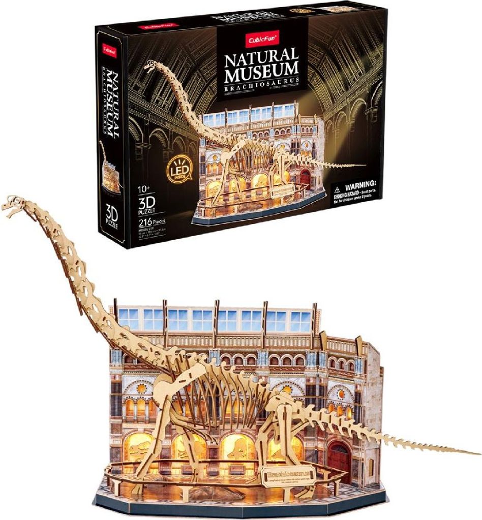Cubic Fun puzzle 3D LED NatMus.Brachiozaur 05447