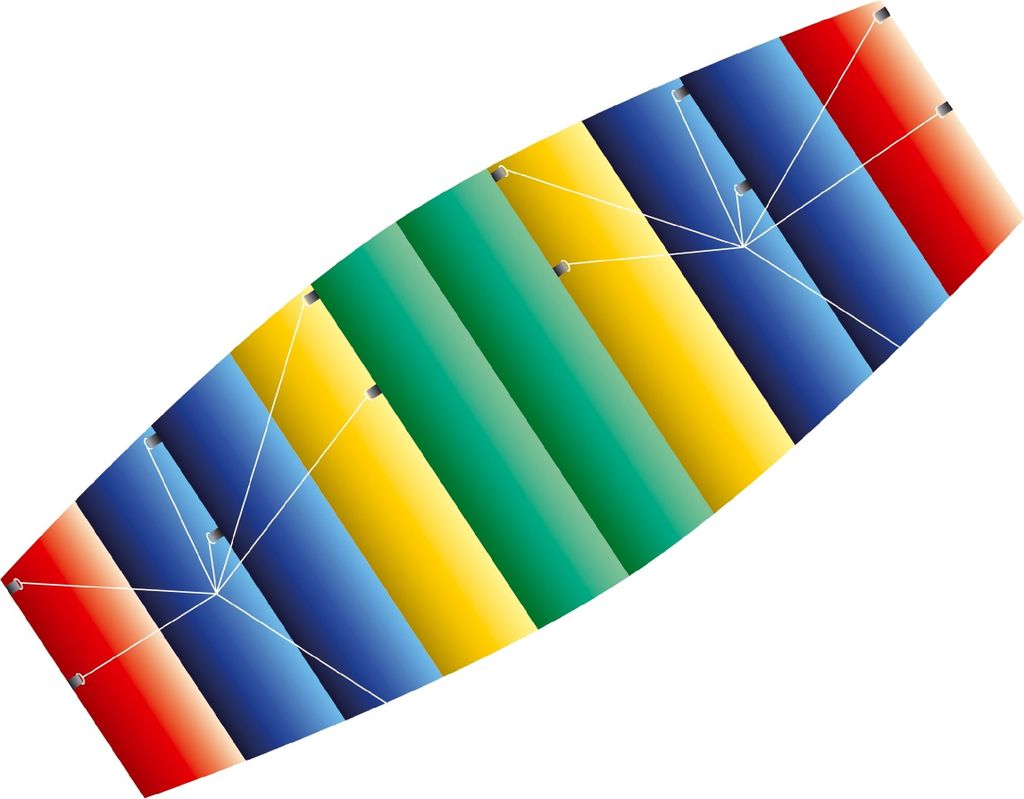 Lenkdrachen "Raver" / Größe: ca. 100 x 45cm Produktbild 