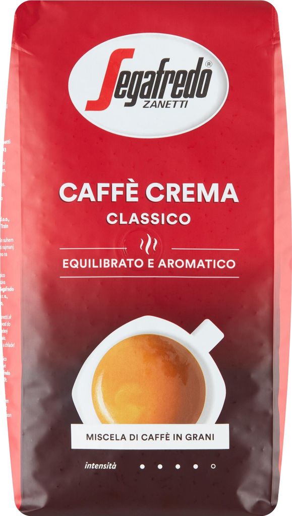 Segafredo Crema Classico 2014 Zrnková káva 1000g Obrázek produktu 