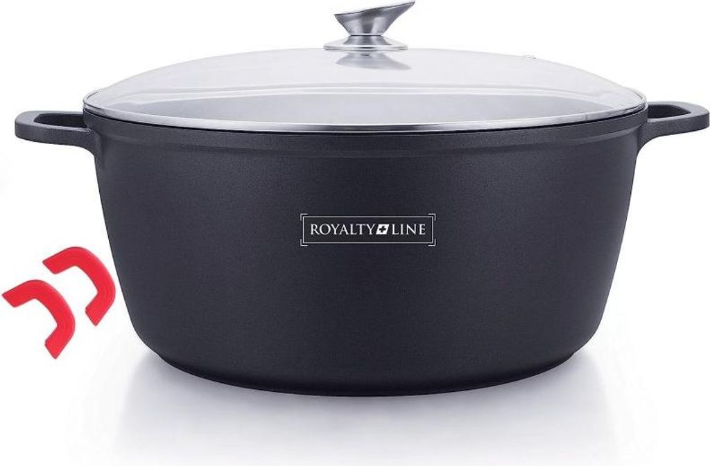 Faitout en fonte 40 cm Noir Royalty Line RLBS40M Image du produit 