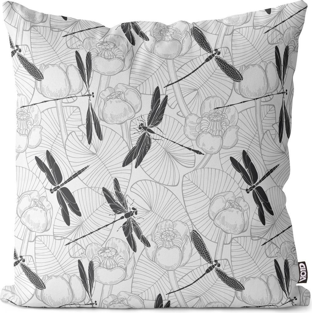 VOID Libellen Insekten Pflanzen Kissenbezug Kissenhülle Polyester wasserfest Outdoor Indoor