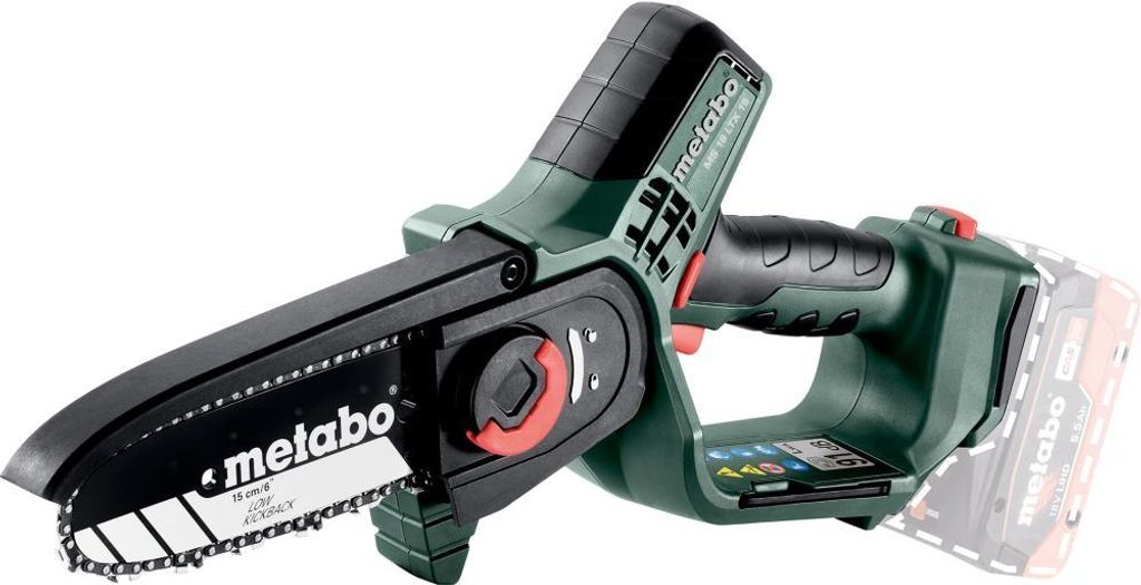18V MS 18 LTX 15 Kleine Astsäge – metaBOX-Koffer – Batterie Produktbild 