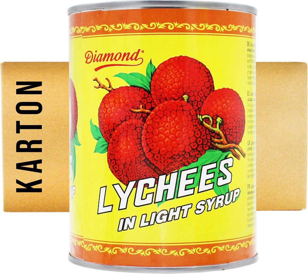 Diamond Lychees leicht gezuckert 24x540g/ATG227g