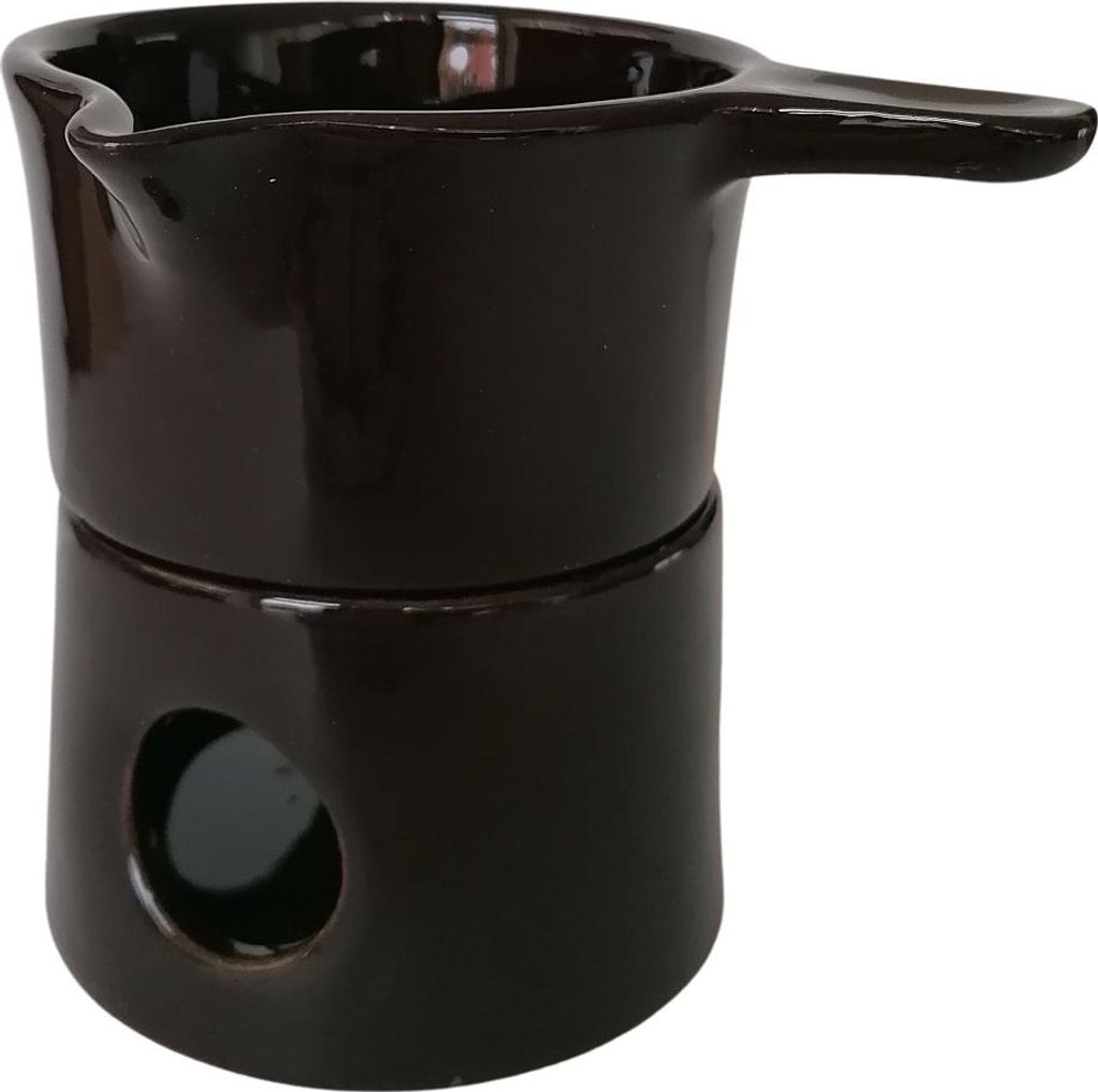 Keramik-Wärmer für Massage 2-teilig glänzendes Braun Produktbild 