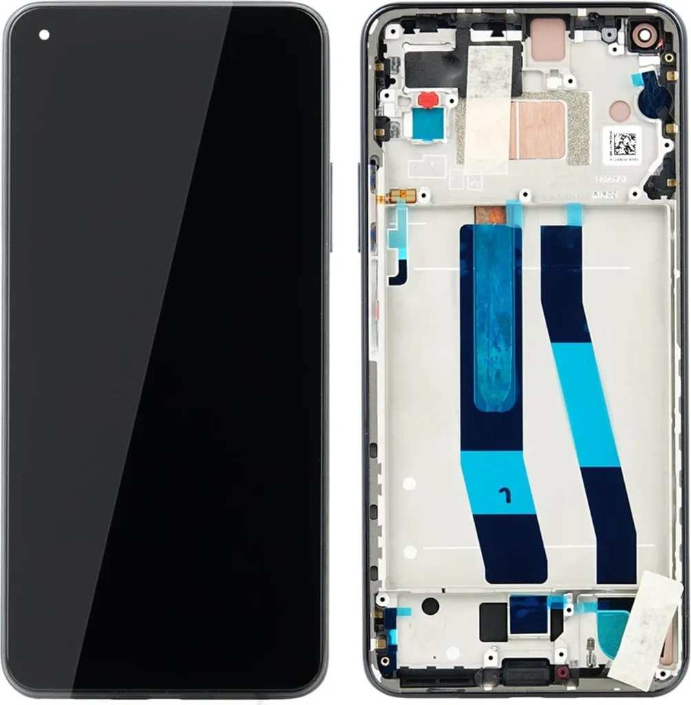Bloc Écran de Remplacement AMOLED pour Xiaomi Mi 11 Lite avec Cadre