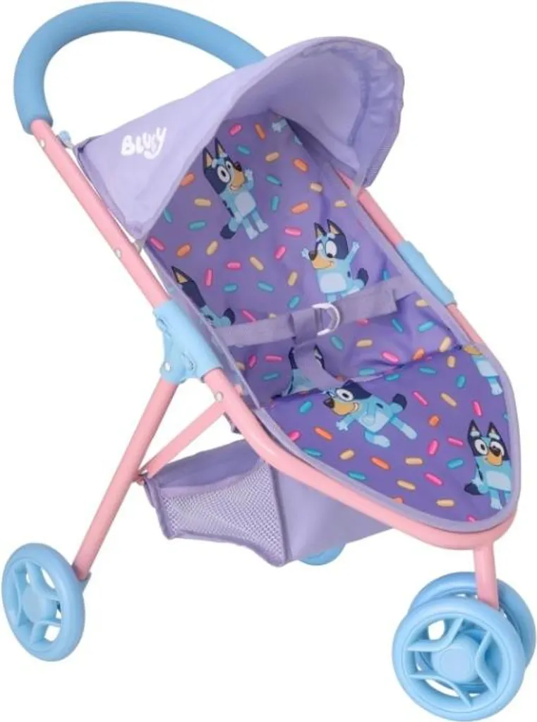 Poussette pour poupon Bluey HTI pour sorties intérieures et parc
