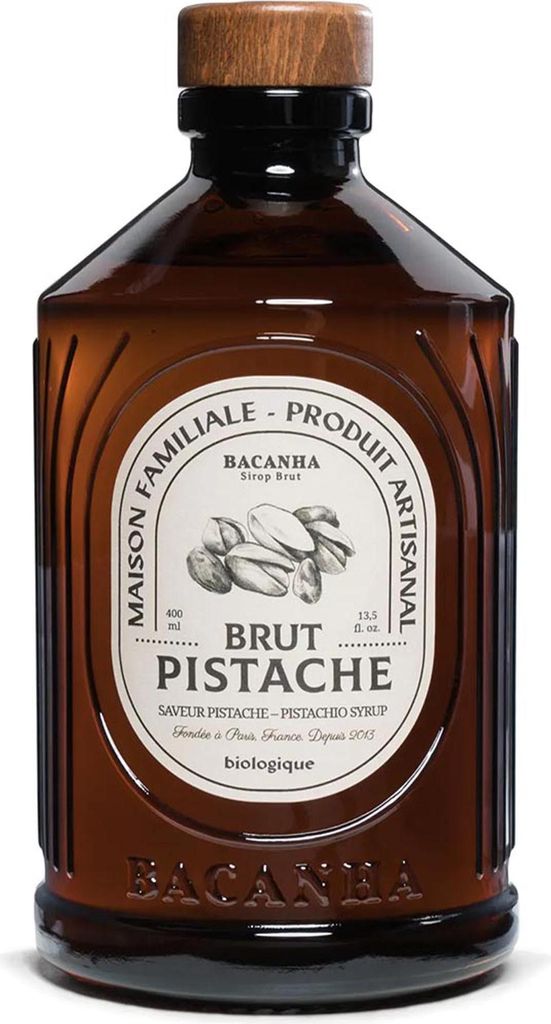 Bacanha Sirop Brut de Pistache  400ml – -Pistazien-Sirup Produktbild 