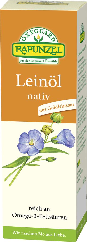 Rapunzel OXYGUARD® Leinöl nativ 500 ml Produktbild 