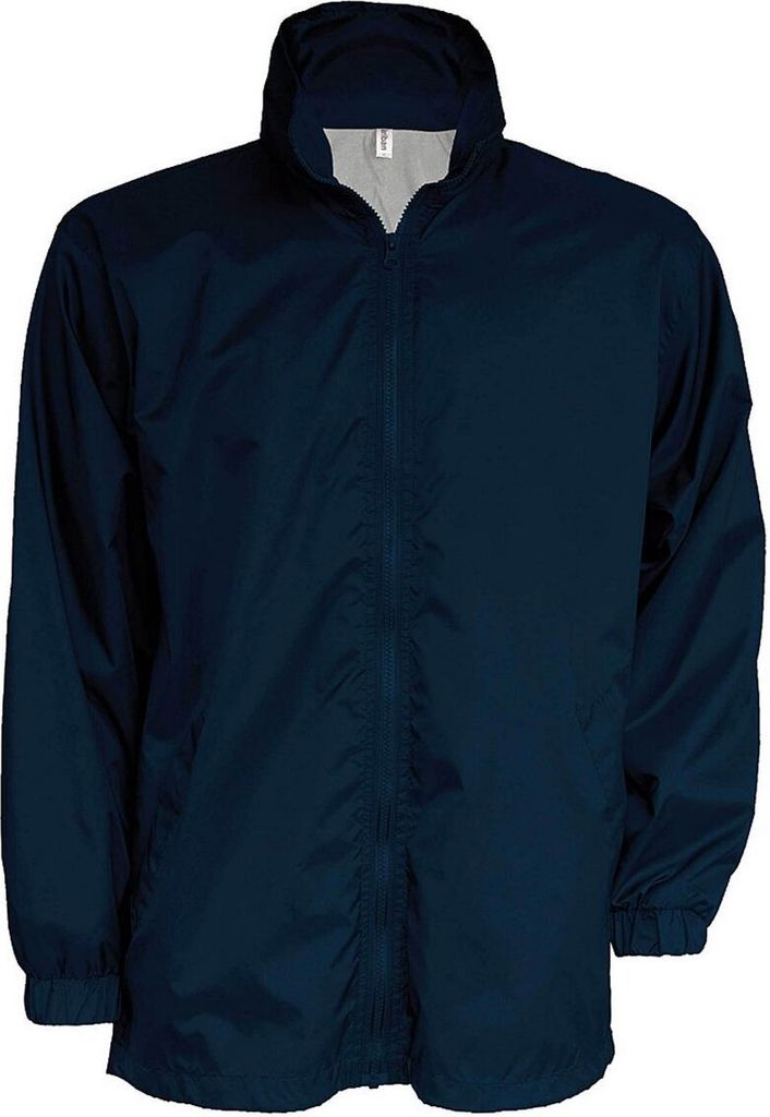 Kariban Herren Windbreaker Softshell Jacke Regenjacke Windjacke, Größe:4XL, Farbe:Navy Blau
