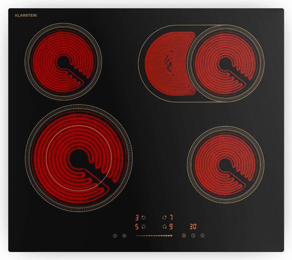 Klarstein Victoria Plaque Vitrocéramique 60 cm - 4 Zones, Image du produit 
