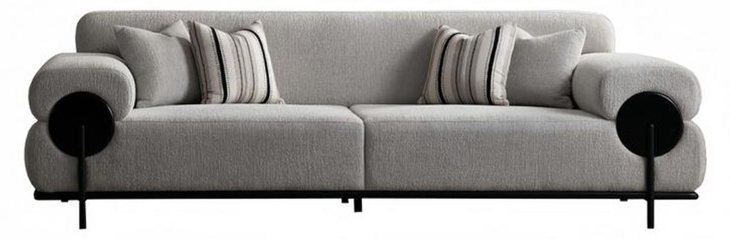 Esszimmergruppe Esstisch 4x Stühle Sideboard mit Spiegel Sofa 3 sitzer