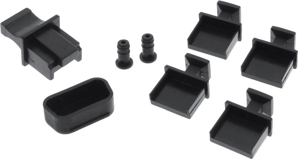 InLine Staubschutz-Set, für Notebook-Schnittstellen, 8-teilig