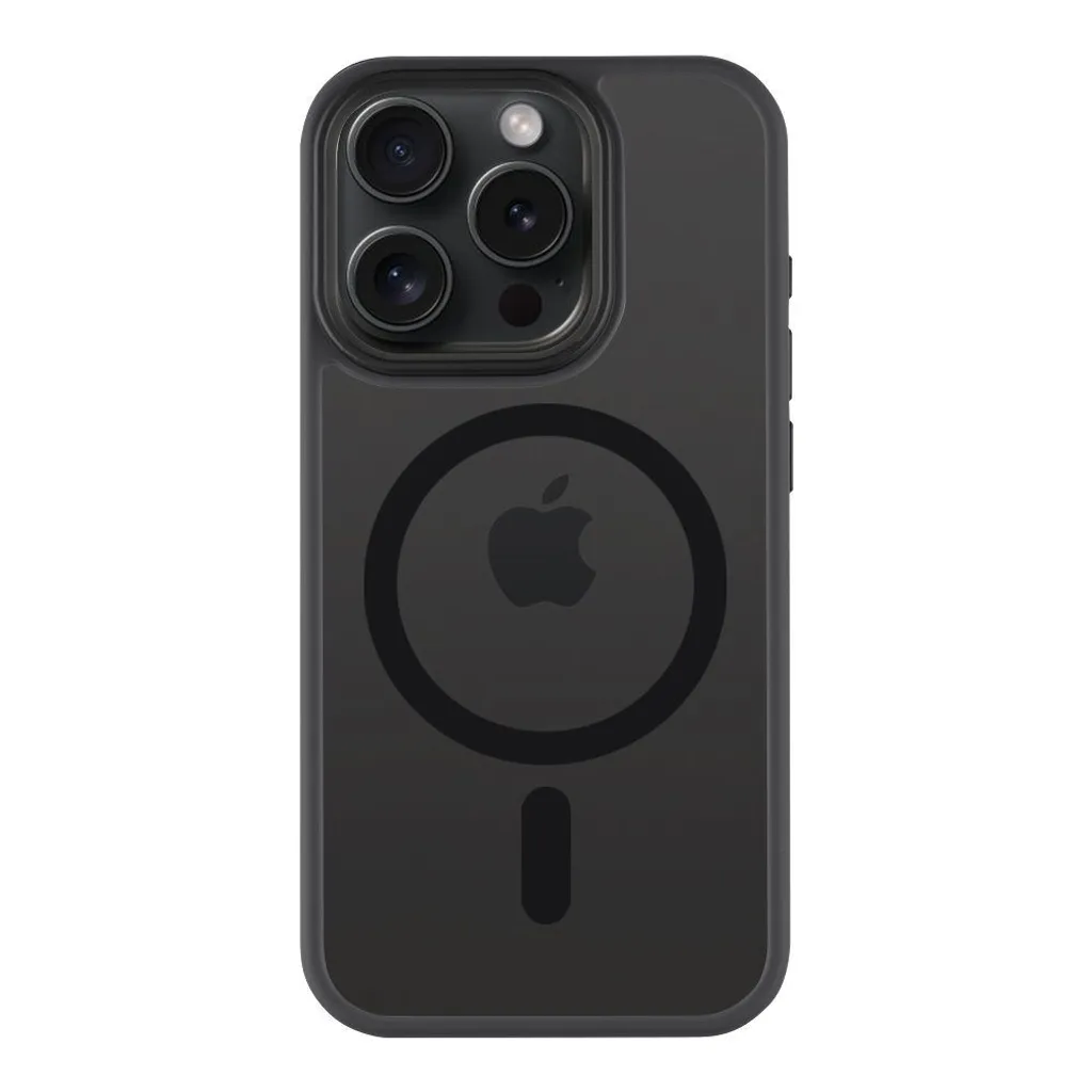 HGH Cover Opaca Per IPhone 15 6,1 Pollici, Custodia Antiurto Militare, TPU E PC, Retro Traslucido Antiscivolo E Anti-impronte, Blu Scuro
