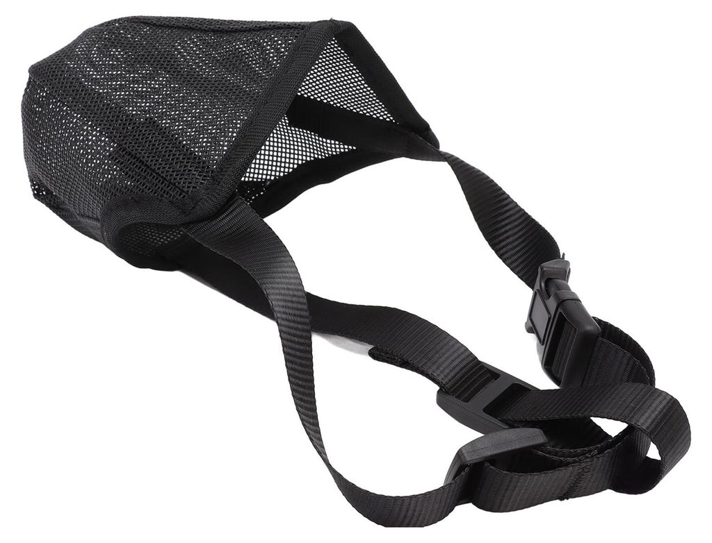 Hundemaulkorb, weicher Mesh-Schutz vor Giftködern, Haustier-Mundschutz mit verstellbaren Riemen für kleine, mittelgroße und große Hunde, 13 x 1...