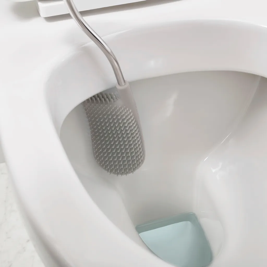 Brosse WC avec support de rangement compact Flex Smart Plus blanc bleu - 13