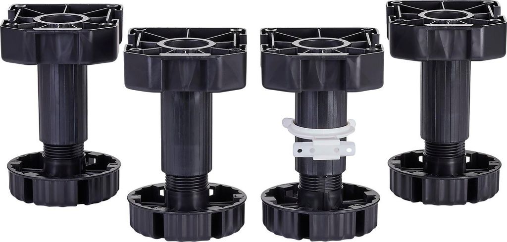 4er Set Sockelfuß 125 mm verstellbar Produktbild 