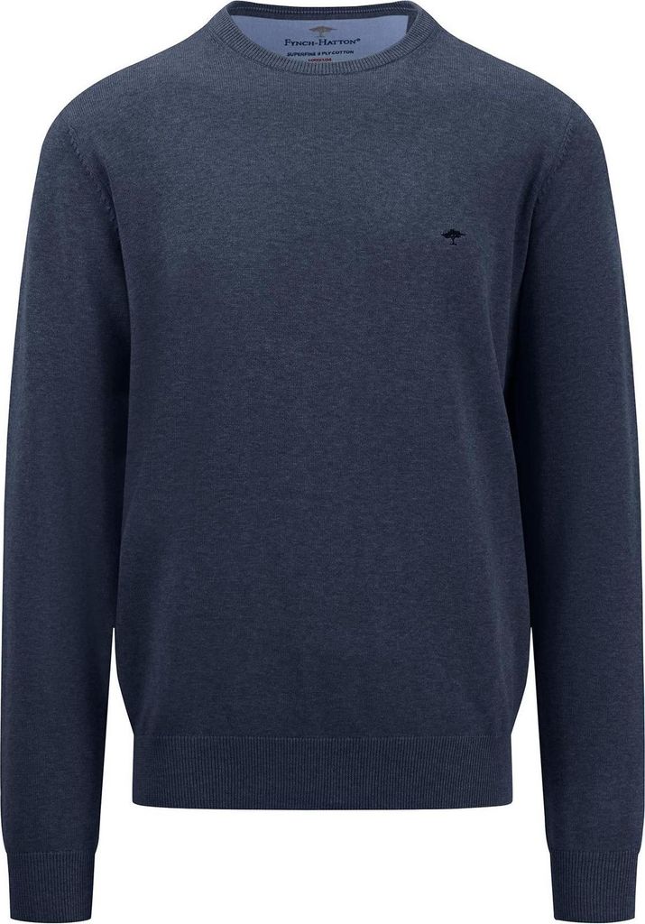 Fynch Hatton - Herren Rundhals Pullover (SFPK210), Größe:XL, Fynch Hatton farbe:blue (690)