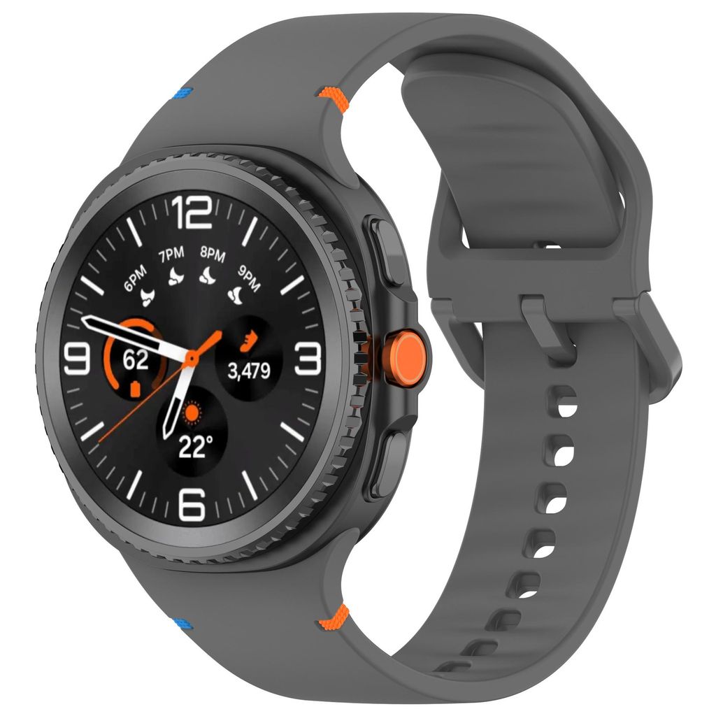 FFO2World Silikon-Sportarmband kompatibel mit Samsung Galaxy Watch 8 (40/44 mm / 46 mm Classic) – Weiches Ersatzband für Alltag & Fitness – Du...