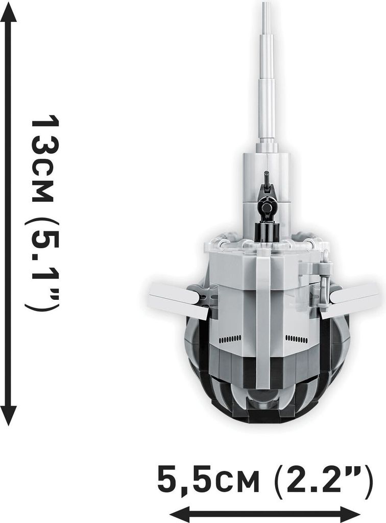 COBI-4831 - Konstruktionsspielzeug - HC WWII USS TANG Obrázek produktu 6