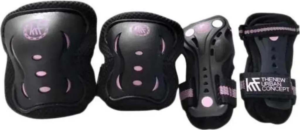 Krf Junior Set Noir L Ensemble Protection Roller pour Enfant et Junior