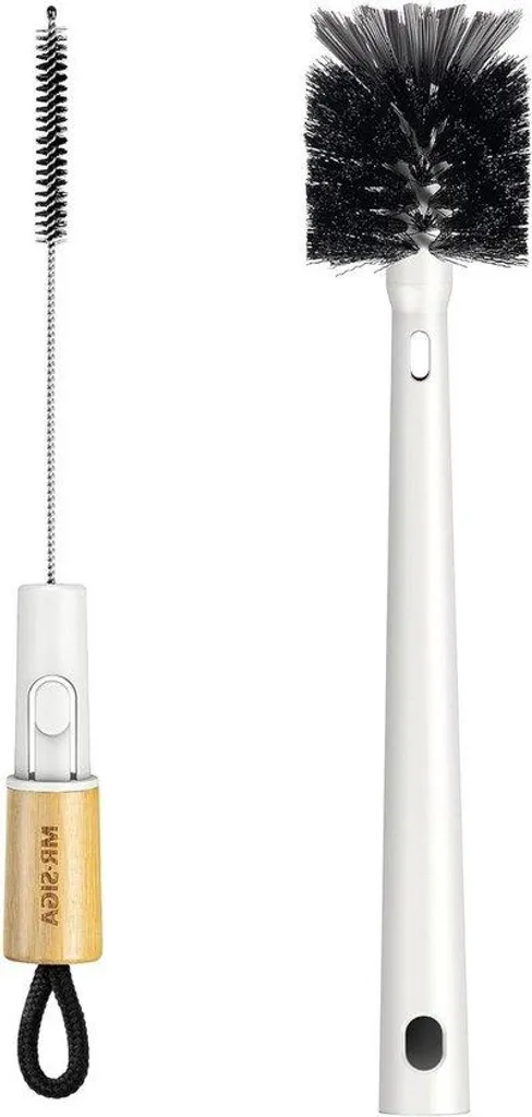 Brosse nettoyage gourde et paille 2 en 1 : éliminez les mauvaises odeurs