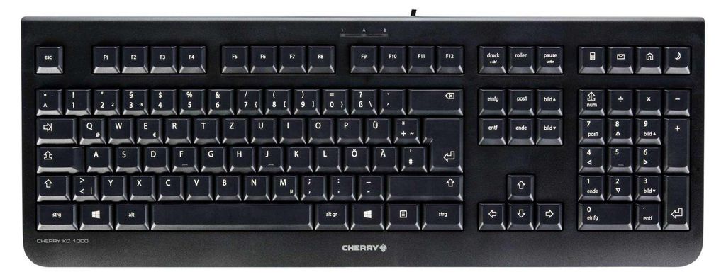 CHERRY KC 1000 - Clavier - allemand - noir Image du produit 