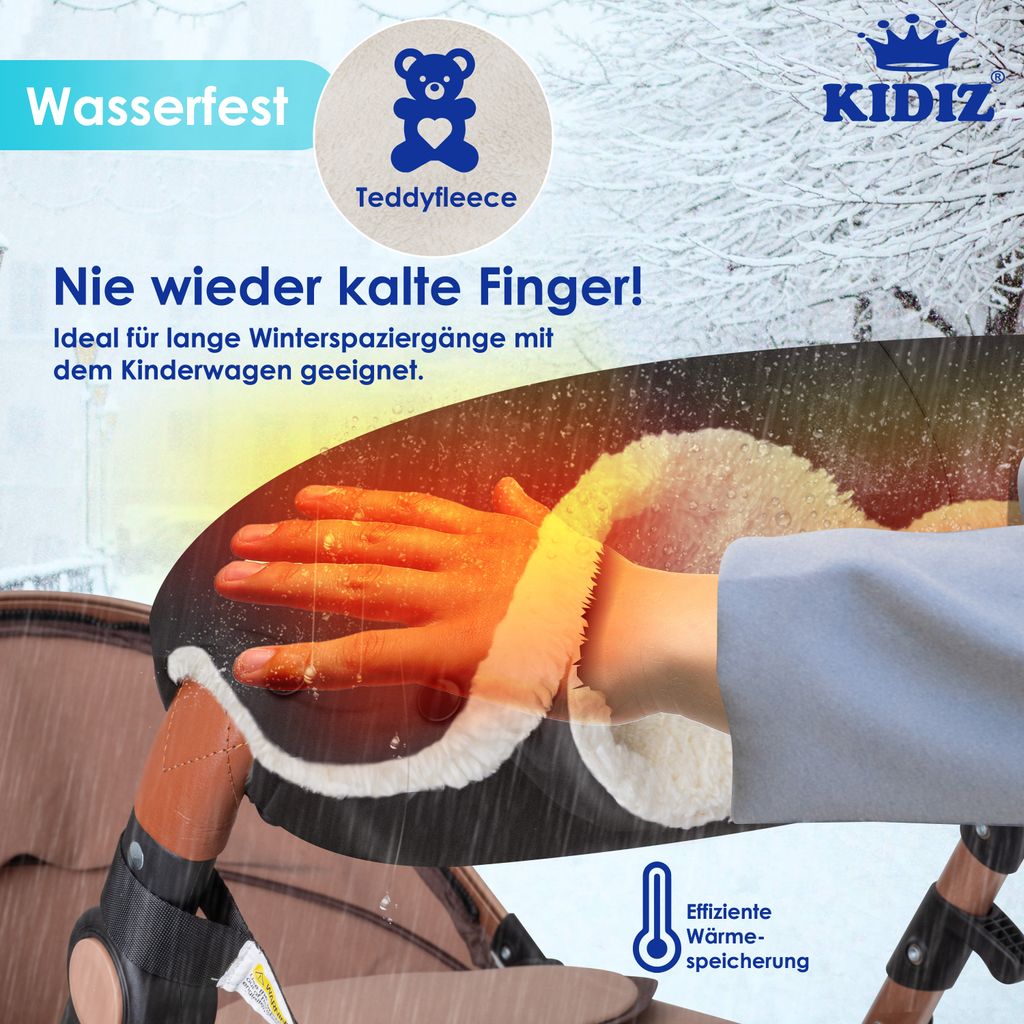 Handwärmer Muff Camouflage | Wasserdicht & Verstellbar | Für Outdoor Aktivitäten