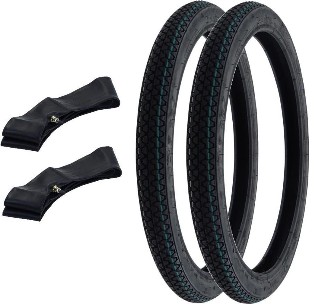 Sada pneumatik 2x Vee Rubber 2.00-17 Inch 2.00x17 Tube Obrázek produktu 