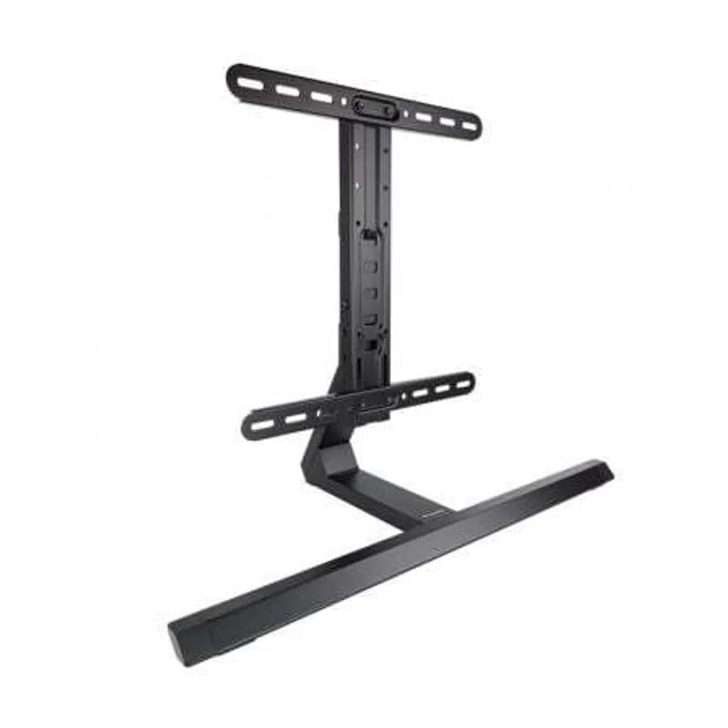 Piedistallo TV TooQ DB3265F-B Design in Alluminio Nero per Soggiorno