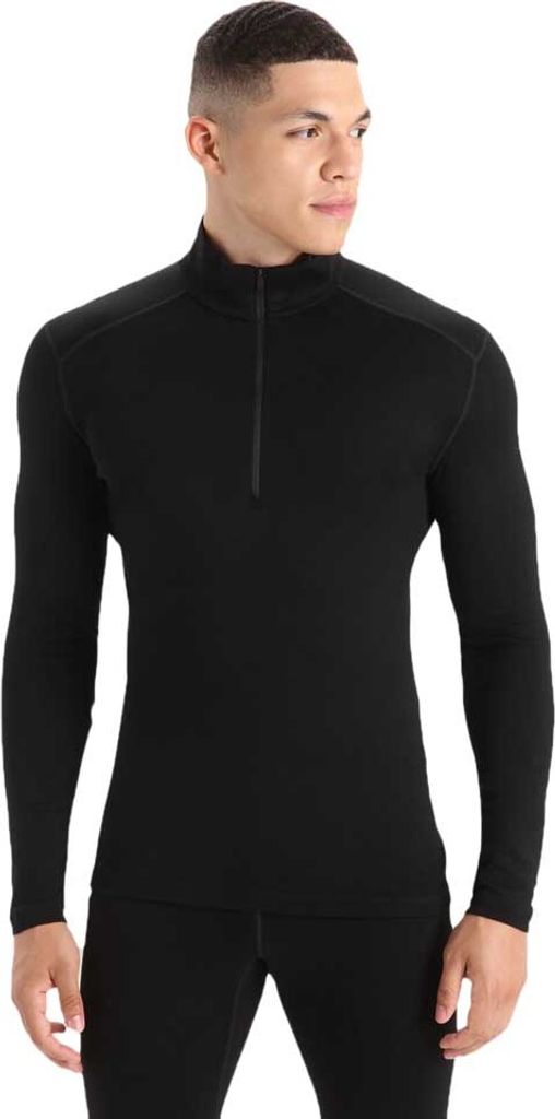 Icebreaker Merino 260 Tech Langarm-baselayer Schwarz XS Herren Schwarz XS