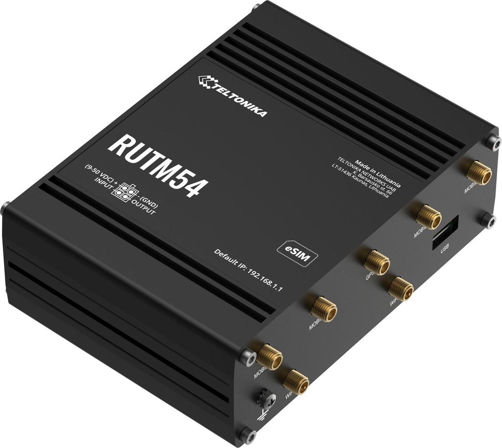 TELTONIKA RUTM54 5G Router DUAL-SIM mit TELIT-MODEM