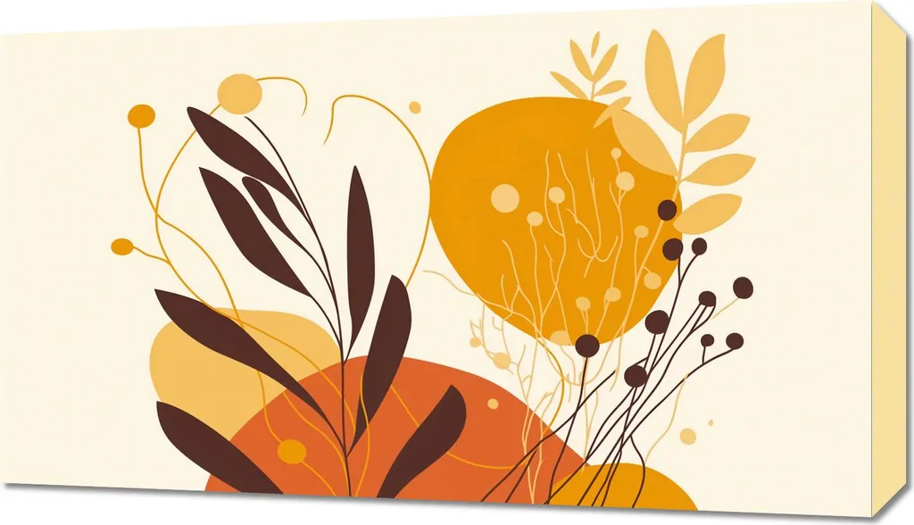 Image 70 x 40 cm Bruissement de la forêt - Tableau décoratif mural