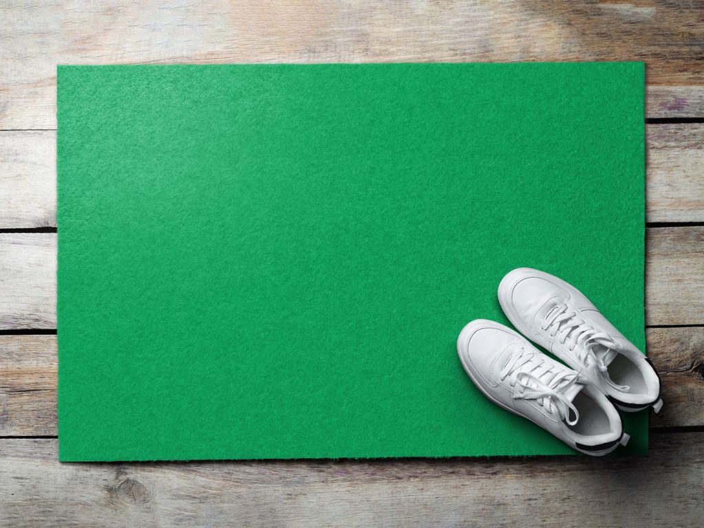Fußmatte Aussen - Schuhmatte Haustür- Schmutzfangmatte Türvorleger - Outdoor Teppich Schmutzfänger - 90x60 cm - Hakenstrauch