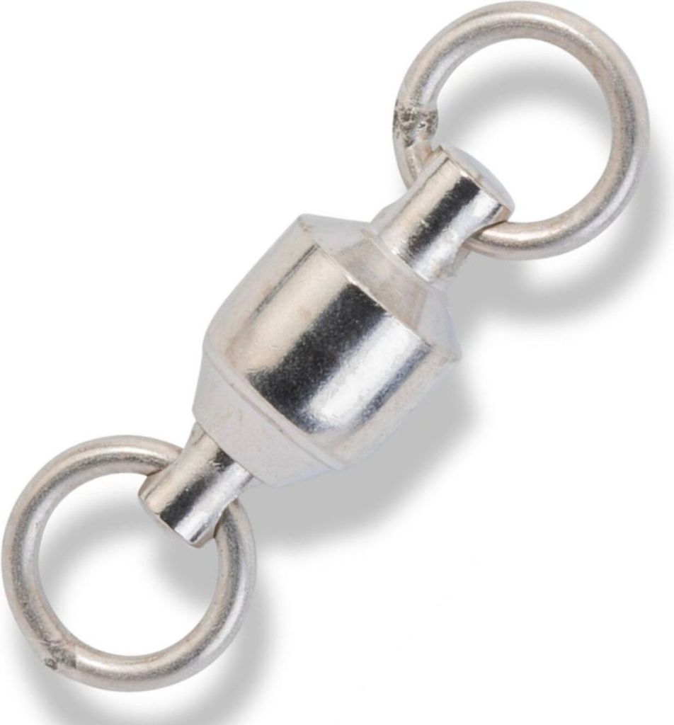 Uni Cat Ball Bearing Swivel - Wallerwirbel, Größe / Tragkraft / Packungsinhalt:31mm / 90kg / 4 Stück