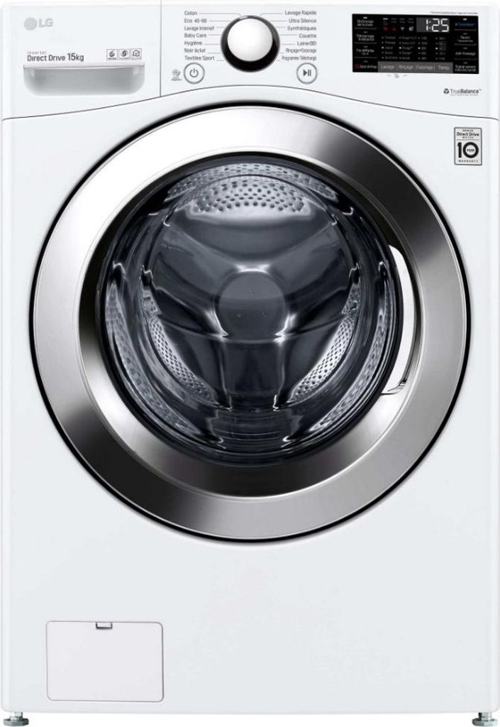 LG F51P12WH, Frontlader, 15 kg, B, 74 dB, 1060 RPM, E
