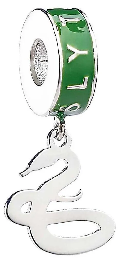 Bijou Serpentard Harry Potter : Charm Serpent Argent pour Personnaliser