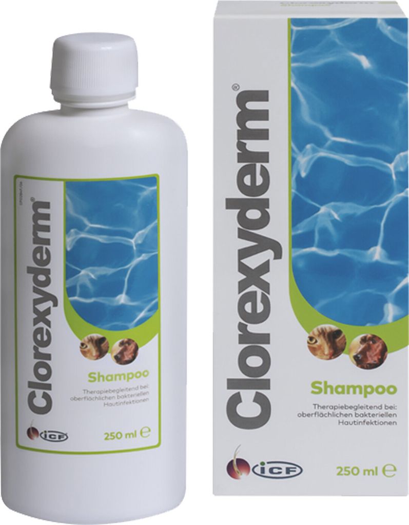 ICF Clorexyderm Shampoo 250 ml | für Hunde & Katzen | Produktbild 