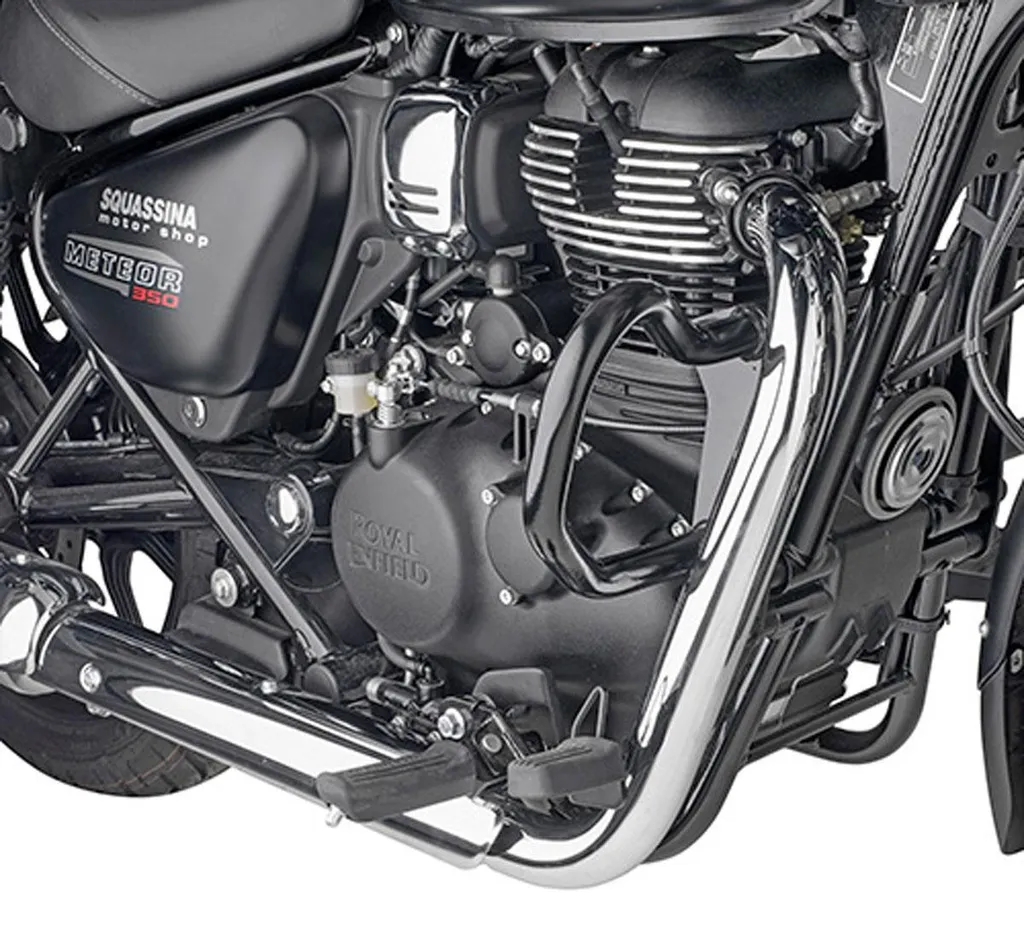 Pare-cylindre GIVI Meteor 350 Royal Enfield pour Route et Voyages