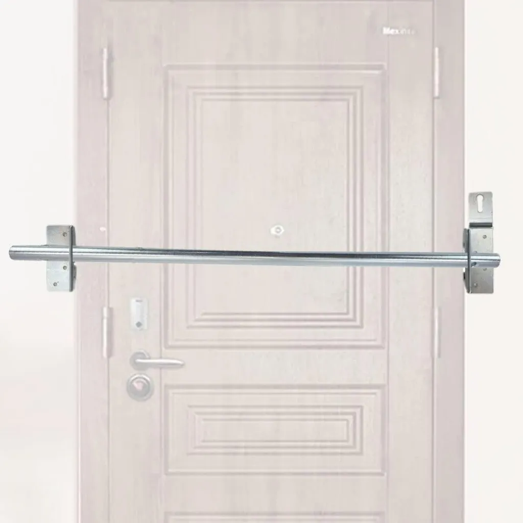 Barre de sécurité 44 pouces en argent pour porte et fenêtre 86 cm