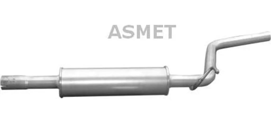 Silencieux central ASMET 3102 pour Caddy OE 2K0253209 Qualité Allemande