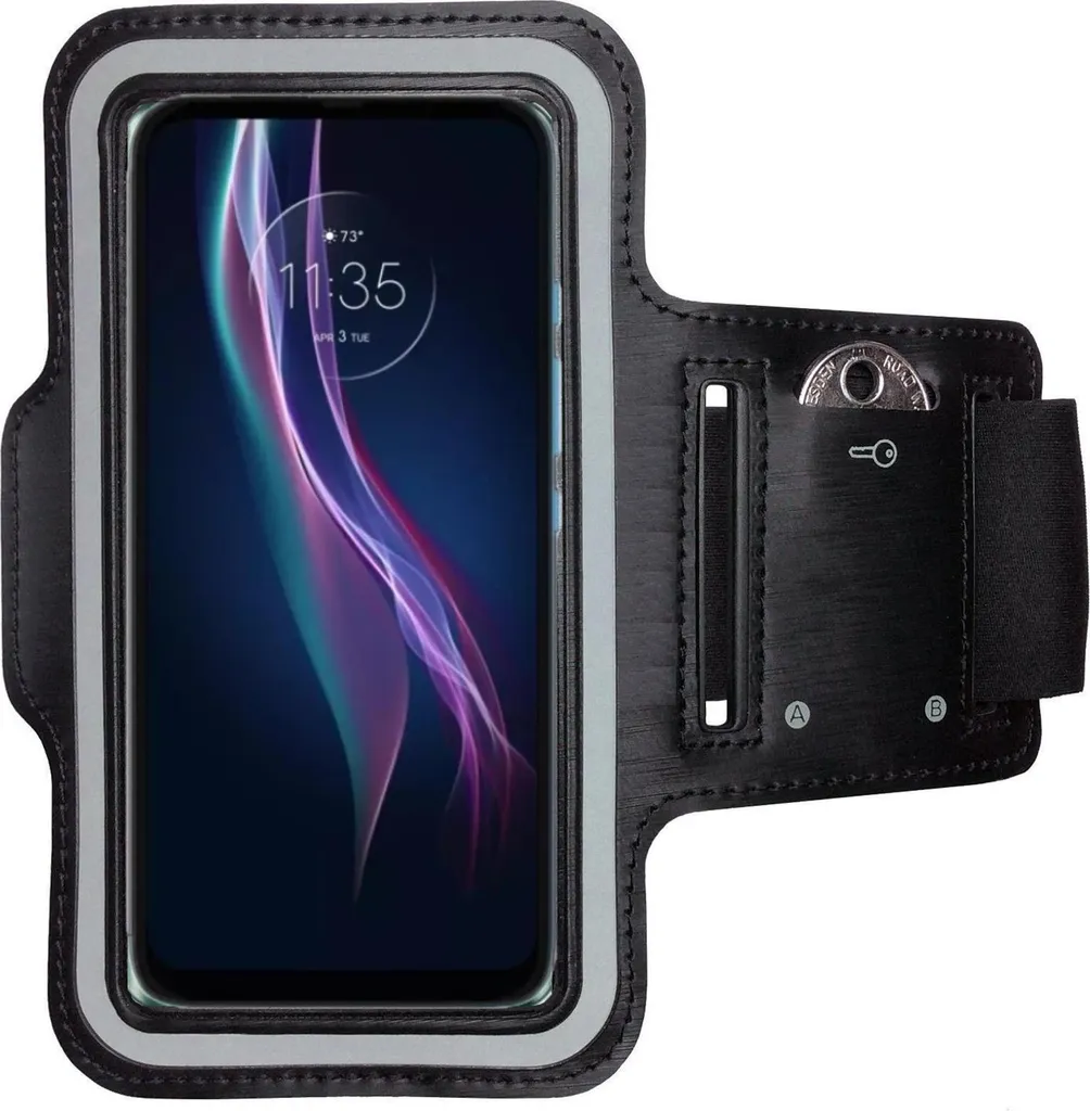 Fascia da braccio sportiva per Motorola One Fusion+ Fascia da braccio sportiva per cellulare Borsa Fitness Jogging