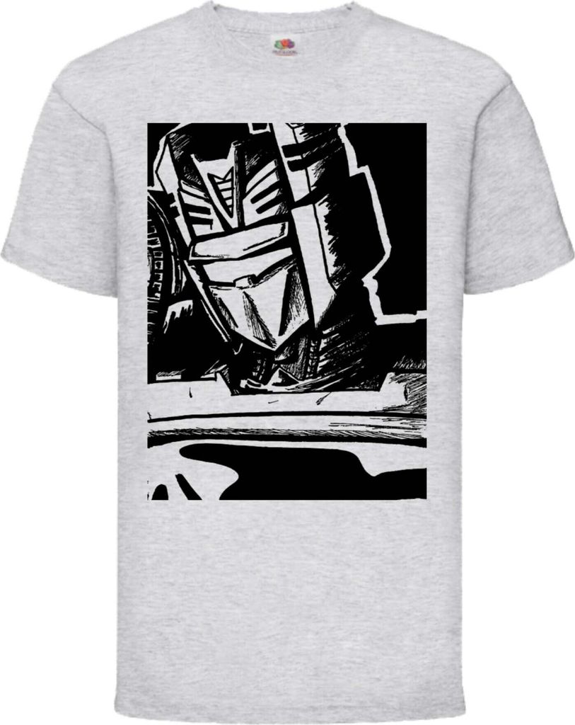 Kinder T-Shirt Transformers Optimus Prime 02 Transformers Leader, 7-8 Jahr - 128 / Grau