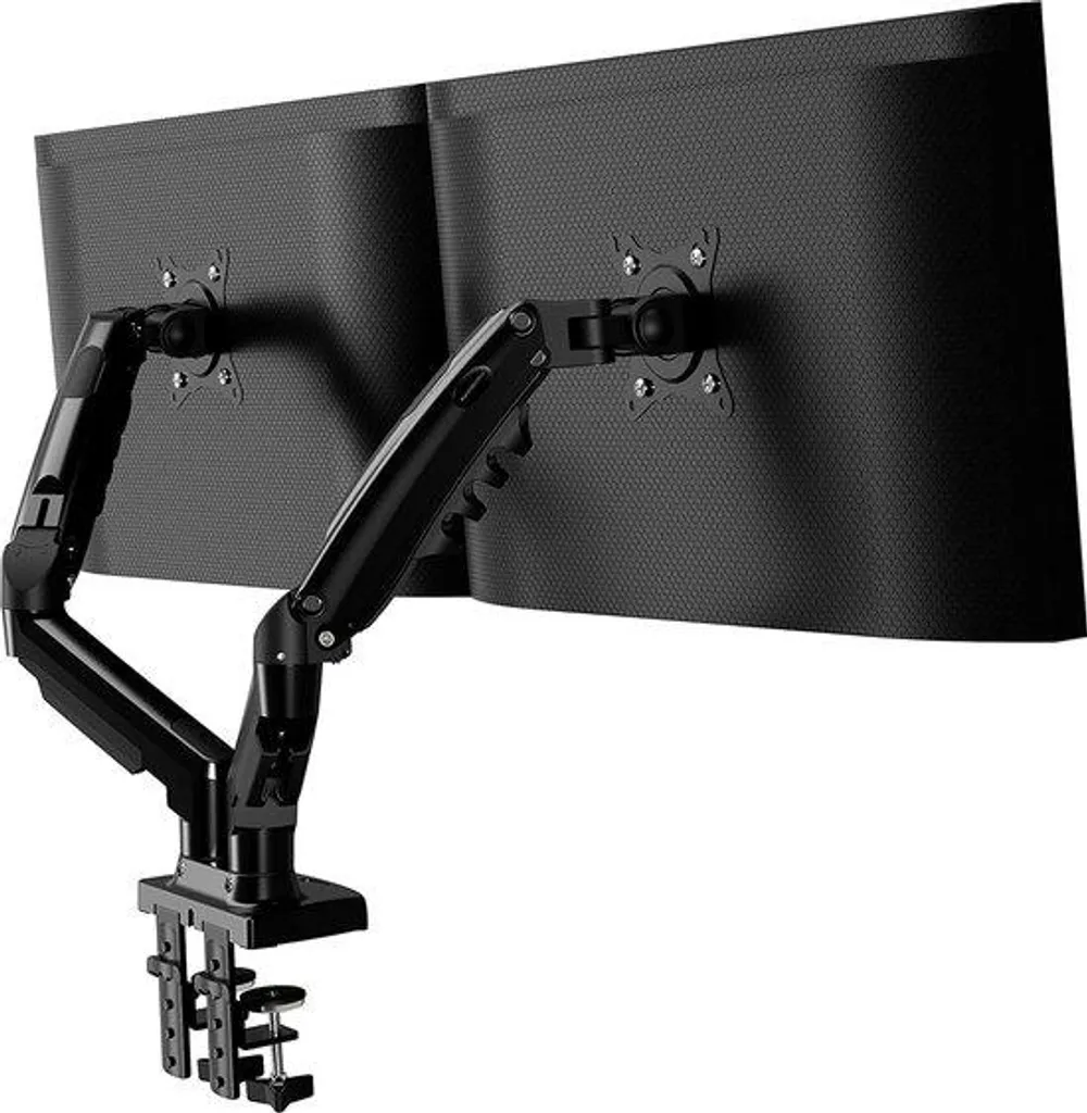 Support d'écran ergonomique : rehausseur de bureau en bois et métal noir