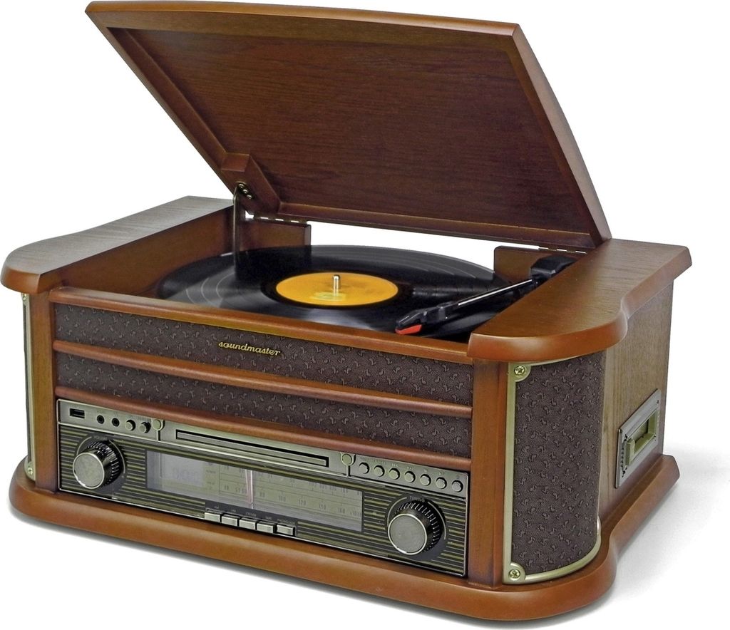 NR560 Musikanlage im Retro-Stil. Produktbild 