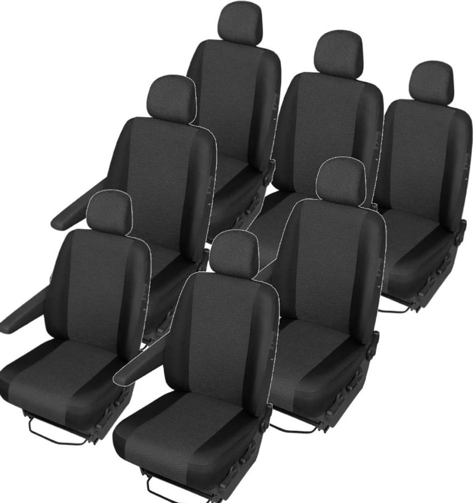 VW T7 Multivan Sitzbezüge / Sitzschoner für 1. & 2&3. Reihe Produktbild 