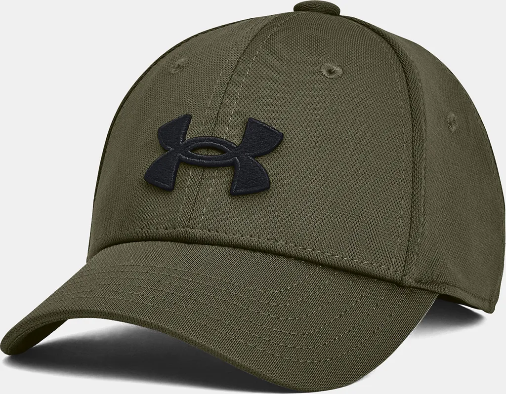 Casquette de Sport Under Armour Blitzing pour Enfant en Marine et Vert