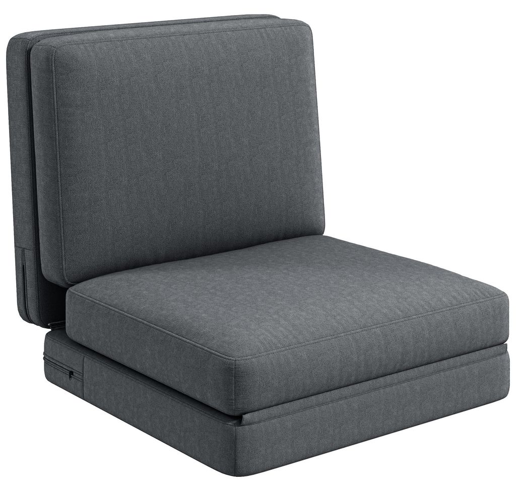 HOMCOM: Sofá modular para suelo, 3 en 1, plegable, Imagen del producto 