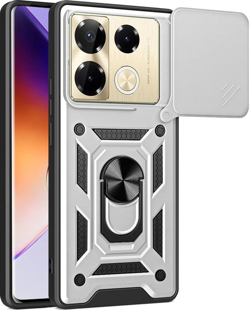 Custodia Infinix Note 40 Pro / Pro+ 5G Robusta con Anello Metal